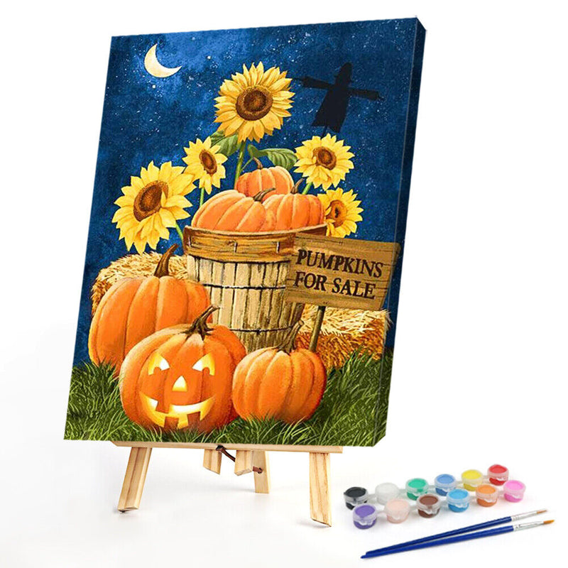 Halloween 40x50cm Oil Paint By Numbers DIY Painting