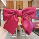 Women Hair Accessories Rubber Bands Satin Ribbon Bow Hair Rope Ponytail Holde