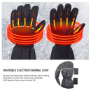 Heated Gloves, Winter Warming Hand Warmers Waterproof Thermal Heating Gloves
