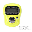 Mini Finger Counter LCD Electronic Digital Counter Range 0-99999 (Yellow) Newly