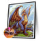 5D DIY Diamond Painting Humanlike Animal Full Round Drill Crafts Mosaic Picture