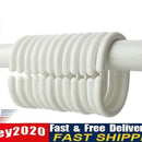 Pack of 12 Shower Curtain Hook Hanger Plastic Ring Bath Drape Loop Clasp Newly