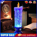 #A Night Lights 7-color Gradient LED Crystal Candles for Christmas Birthday Wedd