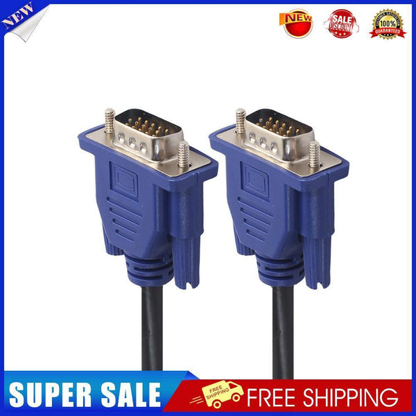 1.5m/4.9ft VGA HD 15Pin Male to Male Laptop Monitor Extension Cable Cord