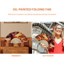 Independence Day Eagle Oil Paint Folding Fan By Numbers DIY Home Decoration G