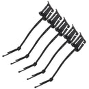 5X EDC Tool Backpack Carabiner Molle Buckle Clip Winder (Black) Newly