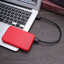 2.5 inch SATA 2 to USB3.0 HDD SSD Case External Hard Disk Enclosure (Red)