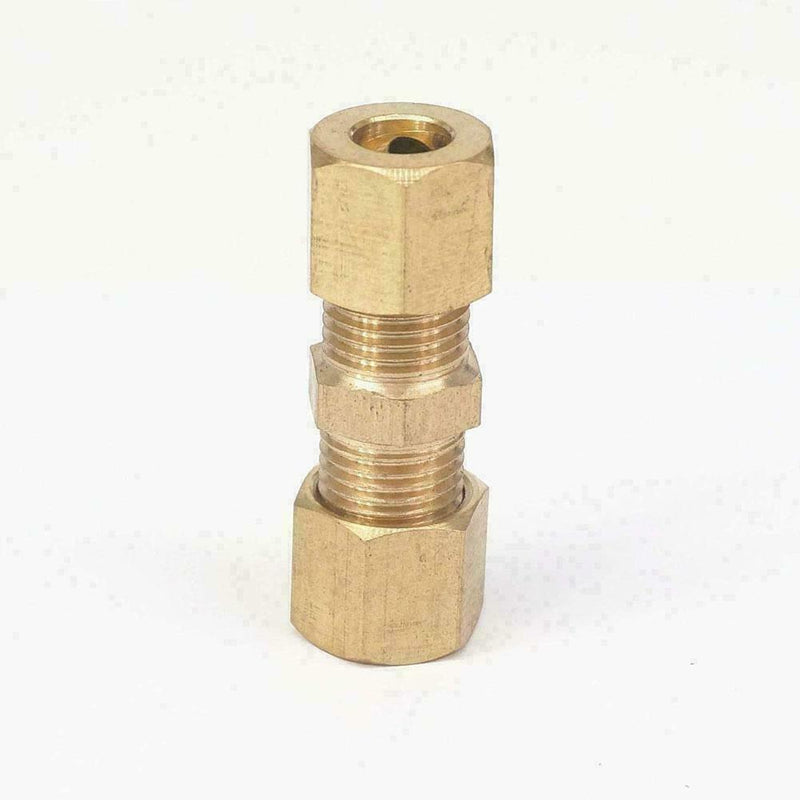 Brass Compression Fitting Straight Union Connector M7G3 *3/16"OD 3/16" OD P6T2