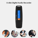 SK001 Portable U Disk TF Card USB Digital Audio Voice Recorder Pen (Black)