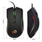 HXSJ A869 USB Wired Colorful Gaming Mouse 3200DPI 7Keys Optical Mice (Black