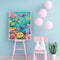 Dragonfly in Flower Oil Paint By Number DIY Handpainted on Canvas Wall Art