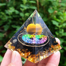 Healing Crystal Orgone Energy Generator Reiki Chakra Protect Home Office Decor