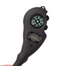 2026P Tassel Meditation Rosary Beads Tally Counter with Compass (Black)