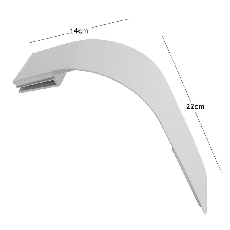 LED Waterproof Aquarium Light Fish Tank Plant Grow Clip Lamp (White White) Newly