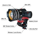 MTB Bicycle Cycling Bike Headlight 15000LM Bicycle Lights Flashlight