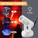 5pcs LED Lamp Disco Bar KTV Club Party Spot Stage Spotlight(Red)