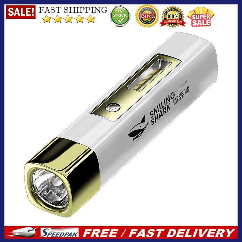 LED Powerful Torch Lamp Outdoor Waterproof 4 Gears Flashlight for Hiking Camping