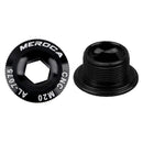 Tooth Plate Crank Screw Cap M18 M20 Crankset Crank Cover Aluminum Bike Fittin