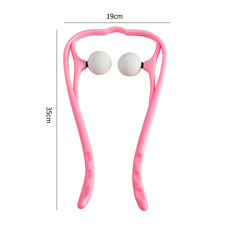 Hand Roller Massage Neck Shoulder Dual Trigger Point Self Massager Health Care