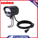 Electric Bike LED Front Light E-Scooter Motorcycle Waterproof Horn Headlight