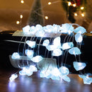 30LED Green Fluorite String Lights White Light Battery for Decor (ZZ0619) Newly