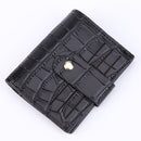 Women Wallets Fashion Alligator Pattern Short Card Holder Multi-slots Coin Pu