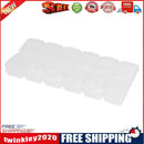 Clear Plastic Diamond Storage Box DIY Diamond Painting Drill Case (12 Grid)