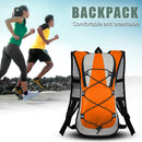 5L Bike Outdoor Sport Cycling Water Bag Backpack Bladder Rucksack (Orange)