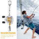 Tools Holder Retractable Keychain ID Card Badge Holder Key Ring Belt Clip