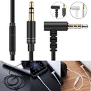 With Microphone Volume Control Aux Headphones Male to Male 3.5mm Audio Cable