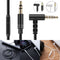 With Microphone Volume Control Aux Headphones Male to Male 3.5mm Audio Cable