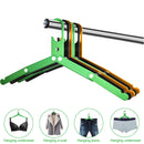 Portable Coat Clothes Hanger Travel Aluminum Alloy Folding Clothing Drying Rack