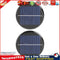 2x 0.28W 5V Round Solar Panel DIY Battery Chargers Solar System Board  Newly