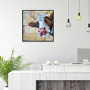 5D DIY Full Drill Diamond Painting Cow Cross Stitch Embroidery Mosaic Kit