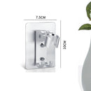 Adjustable Shower Head Holder Punch Free Wall Mounted Bathroom Bracket (B)