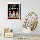 5D DIY Cute Gnomes Diamond Painting Full Square Rhinestone Picture Artwork Cr