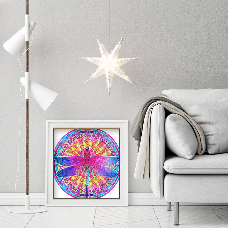 Dragonfly 5D DIY Partial Special Drill Crystal Diamond Painting Home Decor