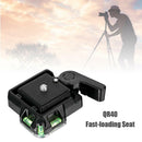 QR40 Camcorder Tripod Monopod Ball Head Quick Release Plate for DSLR Camera Cam
