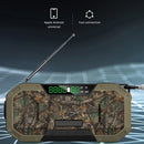 Multifunctional Portable Speaker Hand Crank Solar Radio AM/FM (Army Green)