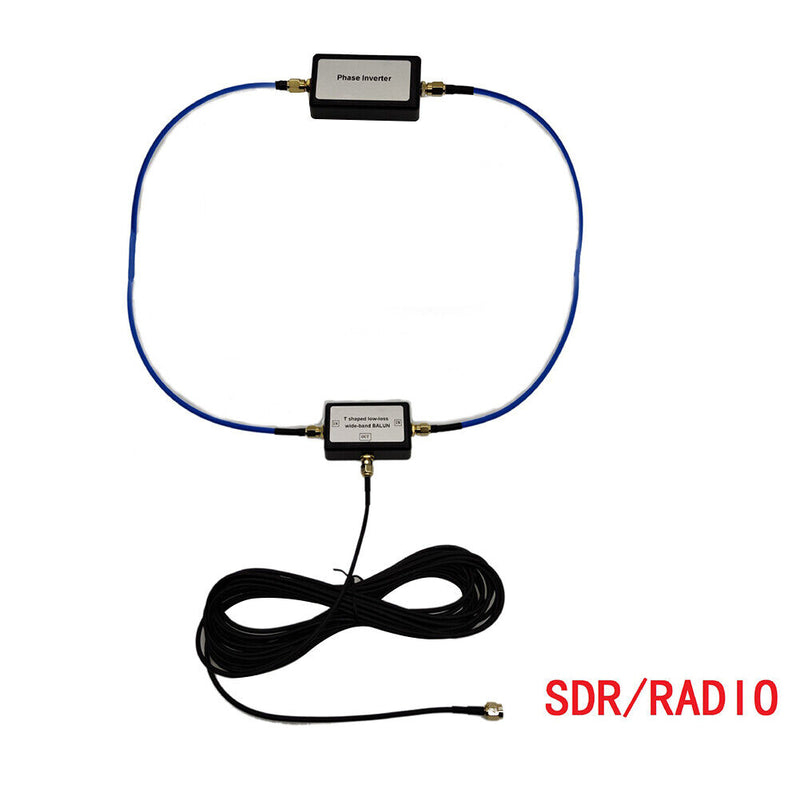 250mW YouLoop Passive Magnetic Antenna with Low Loss Broadband BALUN for HF VHF