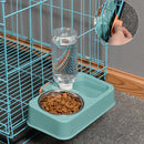 Automatic Drinking Water Bowl Pet Cat Puppy Food Feeder Waterer (Green) Newly