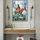 5D DIY Full Drill Diamond Painting Indiana Embroidery Mosaic Kit Home Wall Decor