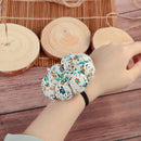 Storage Cute Pumpkin Shap Needle Holder Sewing Pin Cushion Elastic Wrist Strap