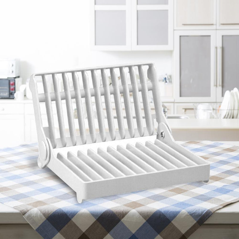 Plastic Dish Rack Plate Drain Holder Shelf Durable Kitchen Dish Drying Tray