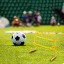 Foldable Removeable Football Barrier Frame Soccer Training Barrier (Yellow)