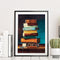 5D DIY Full Drill Diamond Painting Bookshelf Embroidery Mosaic Kit Home Wall Art