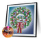 5D DIY Diamond Painted Christmas wreath Partial Special Rhinestone Set Newly