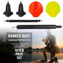 fish Plastic Ball Boia Carp Fishing Marker Floats Kit Marker Position Eva Foam