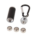 BlackUseful Retracted Mini Pocket Carabina Torch LED Light Flashlight Lamp