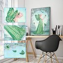 Angel Woman DIY Part Drill Special-Shaped Diamond Painting Mosaic (YX266)